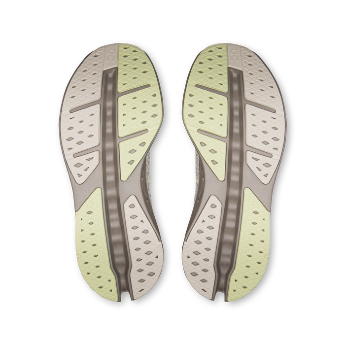 On Running Women's Cloudsurfer Max Shoes - Pelican / Limelight