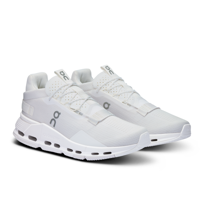 On Running Women's Cloudnova 2 Shoes - All White - Just For Sports