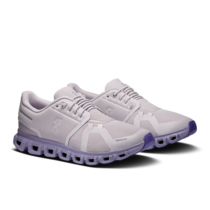On Running Women's Cloud 6 Shoes - Ether / Tyrian