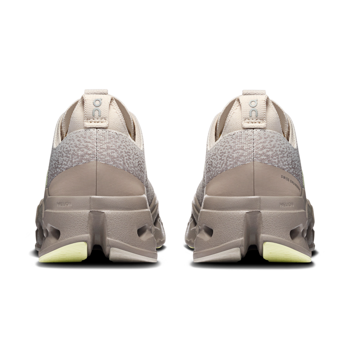 On Running Women's Cloudsurfer Max Shoes - Pelican / Limelight