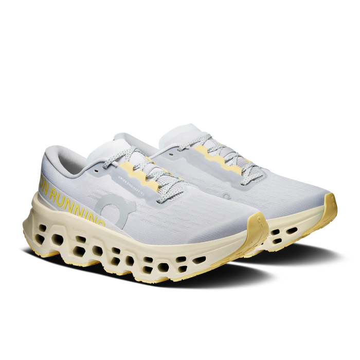 On Running Women's Cloudmonster 3 Shoes - Glacier / Pollen