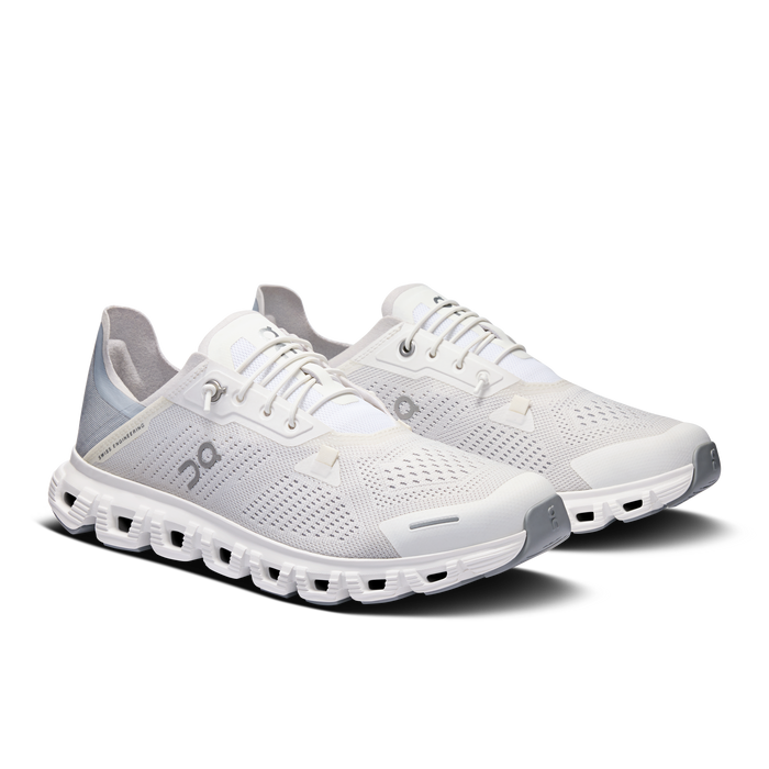 On Running Women's Cloud 6 Coast Shoes - White / Glacier - Just For Sports