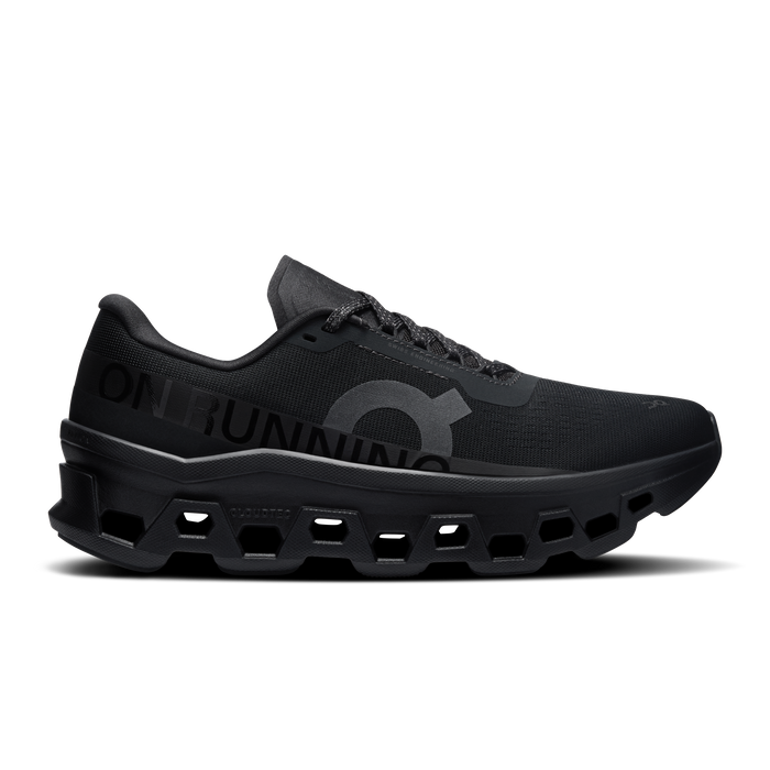 On Running Women's Cloudmonster 1 Shoes - Black / Black - Just For Sports