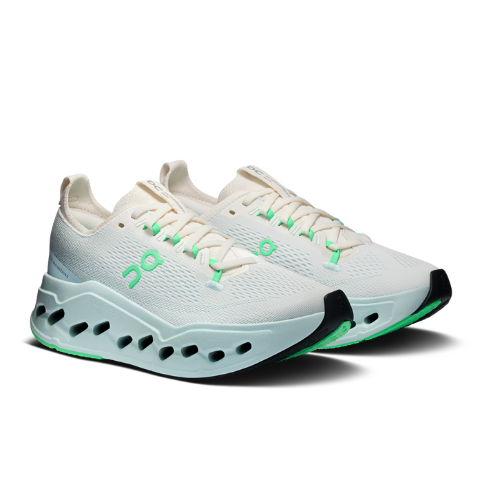 On Running Women's Cloudsurfer Max Shoes - Ivory / Flurry