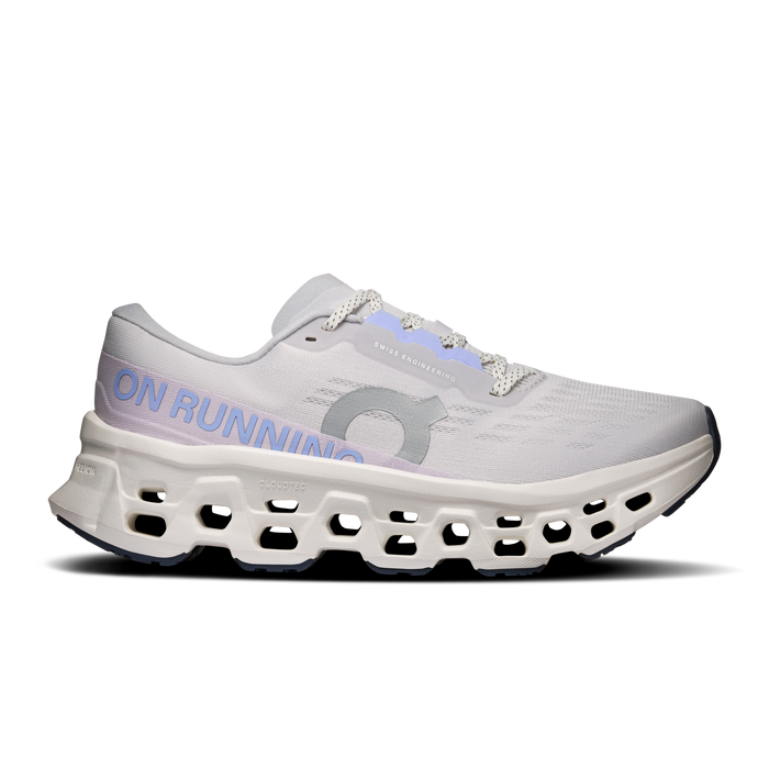 On Running Women's Cloudmonster 3 Shoes - Frost / Ivory