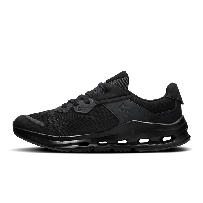 On Running Men's Cloudnova Rift Shoes - Black / Black