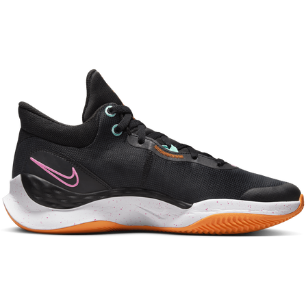 Nike Men's Renew Elevate 3 Shoes - Black /Anthracite / Brilliant Orange / Pink Spell