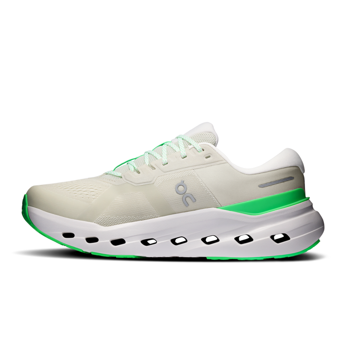 On Running Men's Cloudrunner 3 Wide Shoes - Ghost / Verdite