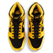 Nike Women's Dunk High Satin Goldenrod Shoes - Black / Varsity Maize / White - Just For Sports