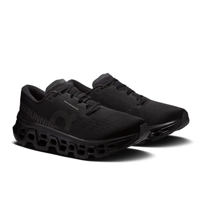 On Running Men's Cloudmonster 3 Shoes - Black / Black - Just For Sports