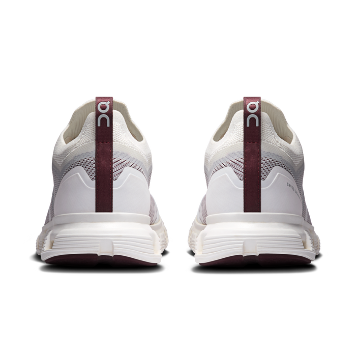 On Running Women's Cloud 6 Versa Shoes - Ice / Maroon - Just For Sports