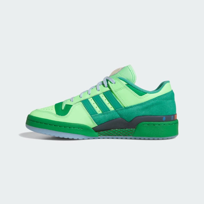 Adidas Men's The Simpsons X Adidas Forum Low Treehouse Of Horror Shoes - Lime Burst / Green / Semi Court Green - Just For Sports