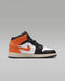 Nike Kids' Air Jordan 1 Mid Shoes - Starfish / White / Sail / Black - Just For Sports