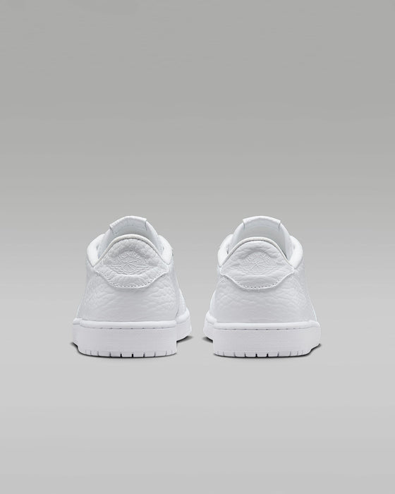 Nike Men's Air Jordan 1 Retro Low Shoes - All White - Just For Sports