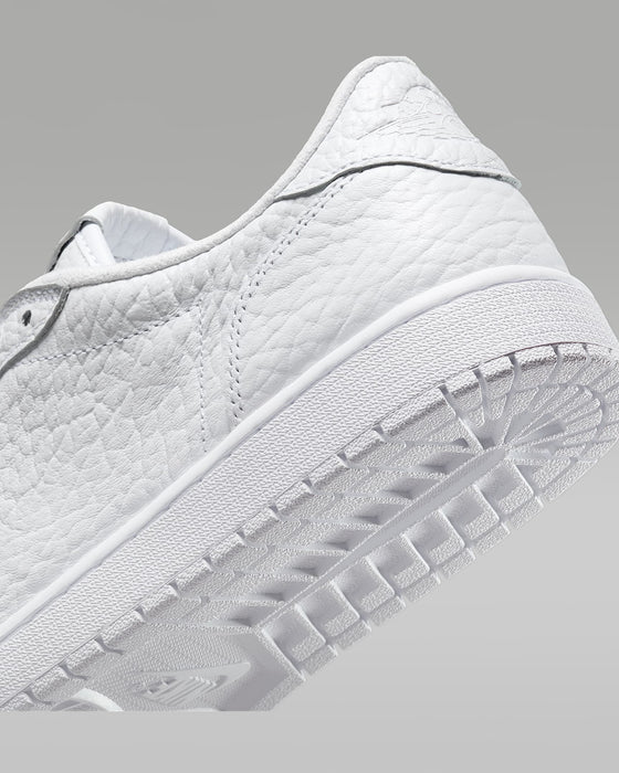 Nike Men's Air Jordan 1 Retro Low Shoes - All White - Just For Sports