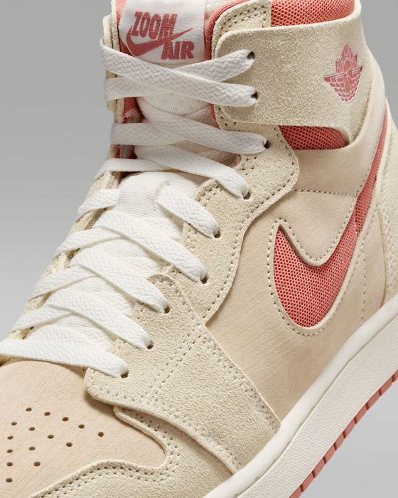 Nike Men's Jordan 1 High Zoom Air Cmft 2 Shoes - Sail / Burnt Sunrise / Sail / Terra Blush - Just For Sports
