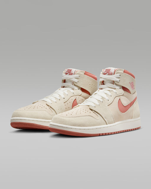 Nike Men's Jordan 1 High Zoom Air Cmft 2 Shoes - Sail / Burnt Sunrise / Sail / Terra Blush - Just For Sports