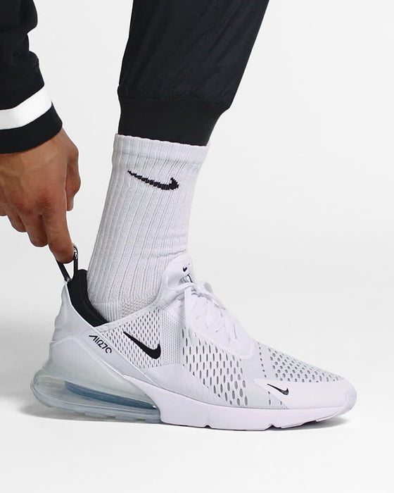Nike Men's Air Max 270 Shoes - White / Black - Just For Sports