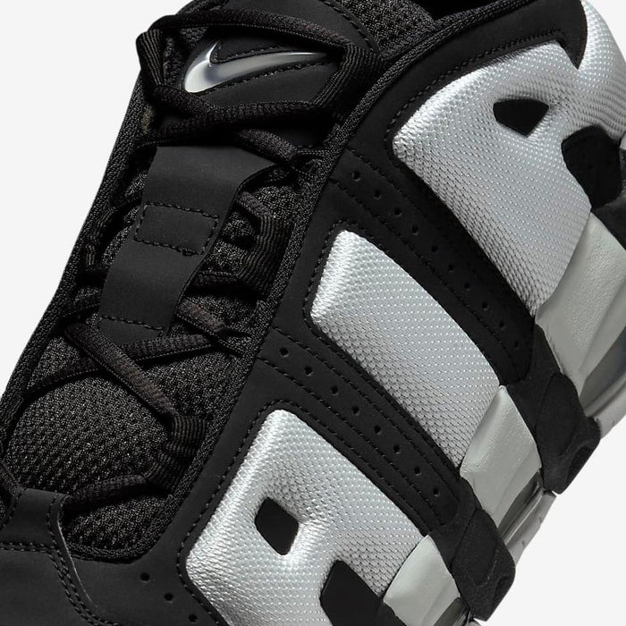 Nike Men's Air More Uptempo Low Shoes - Black / Metallic Silver / Photon Dust