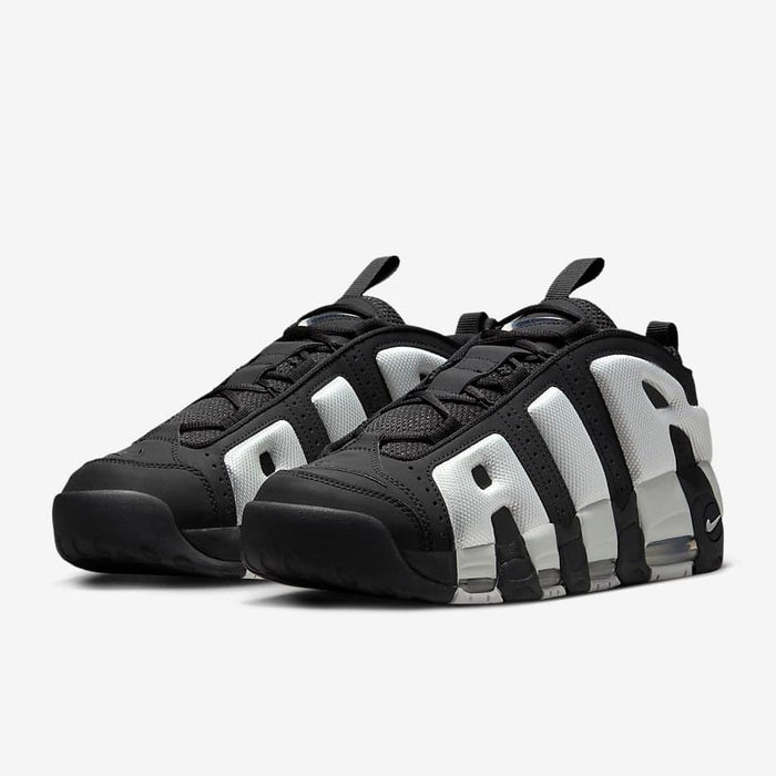 Nike Men's Air More Uptempo Low Shoes - Black / Metallic Silver / Photon Dust