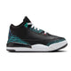 Nike Kids' Air Jordan 3 Retro PS Shoes - Black / Hyper Jade / Red / White