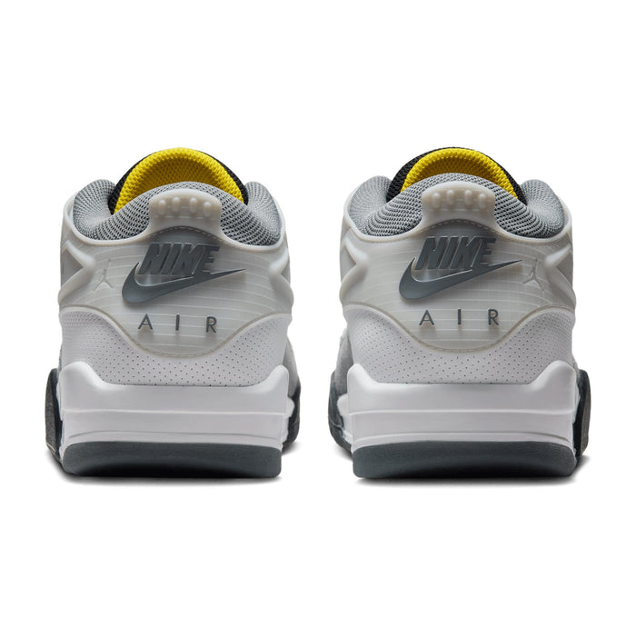 Nike Men's Air Jordan 4 Rm Premium Shoes - White / Black / Smoke Grey / Fire Red - Just For Sports