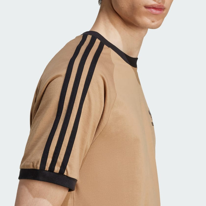 Adidas Men's Adicolor Classics 3-Stripes Tee - Cardboard / Black - Just For Sports