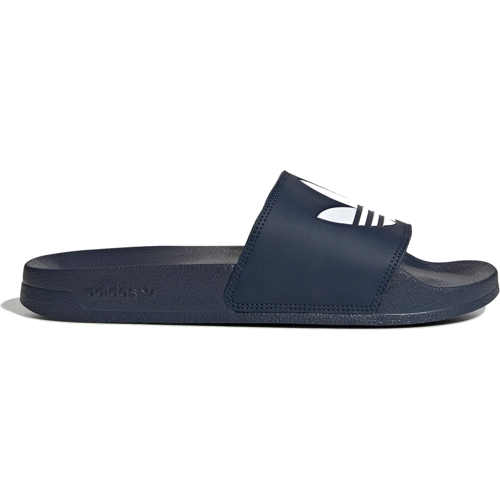 NEW! ADIDAS ORIGINALS Men\'s \'ADILETTE LITE\' Navy Slides Slippers Shoes Summer Adidas Adilette Lite Slides - Collegiate Navy / Cloud White  main image 2