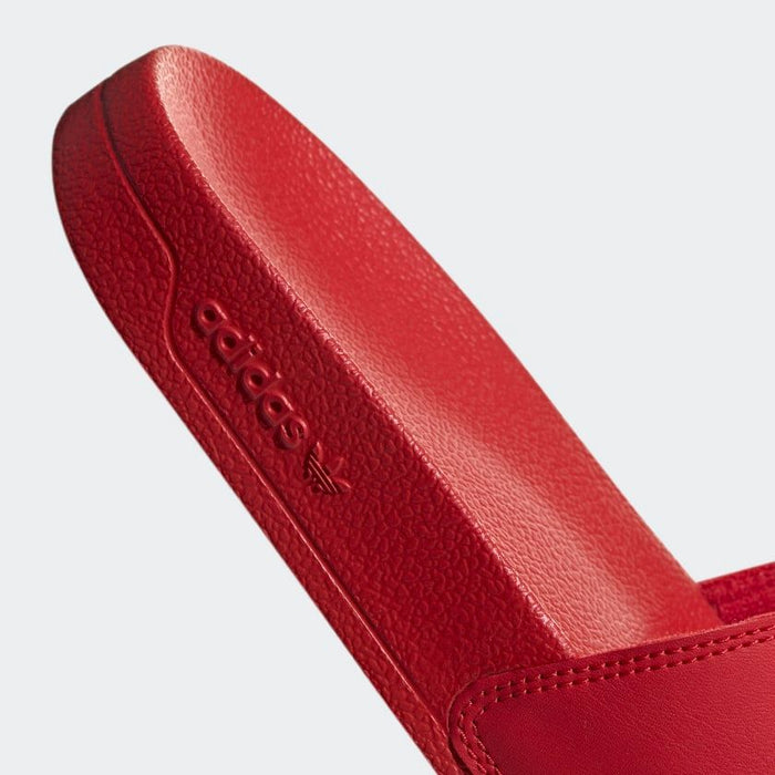Adidas Adilette Lite Slides - Scarlet Red / Cloud White Just For Sports