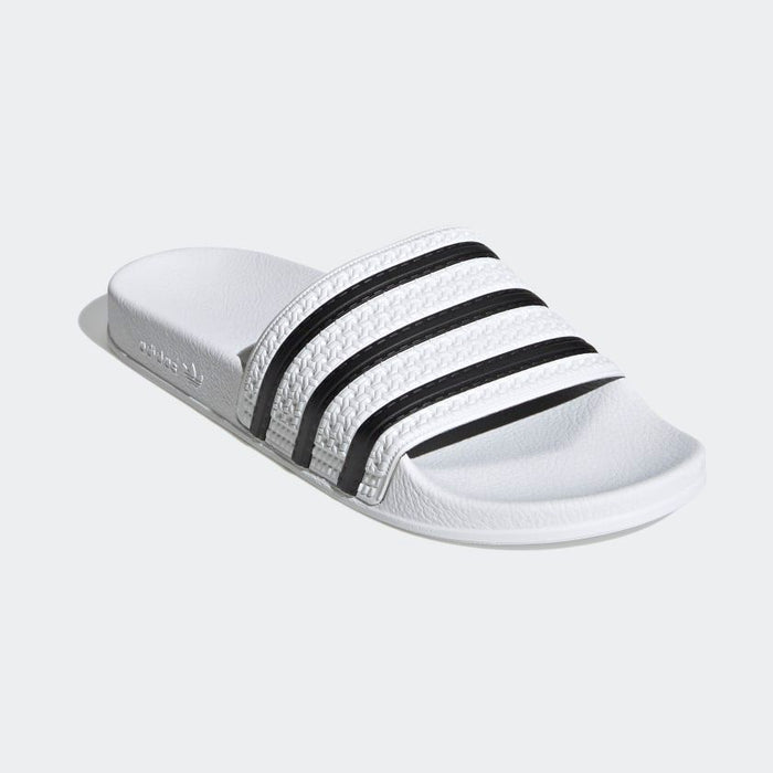 Adidas Adilette Slides - White / Core Black Just For Sports