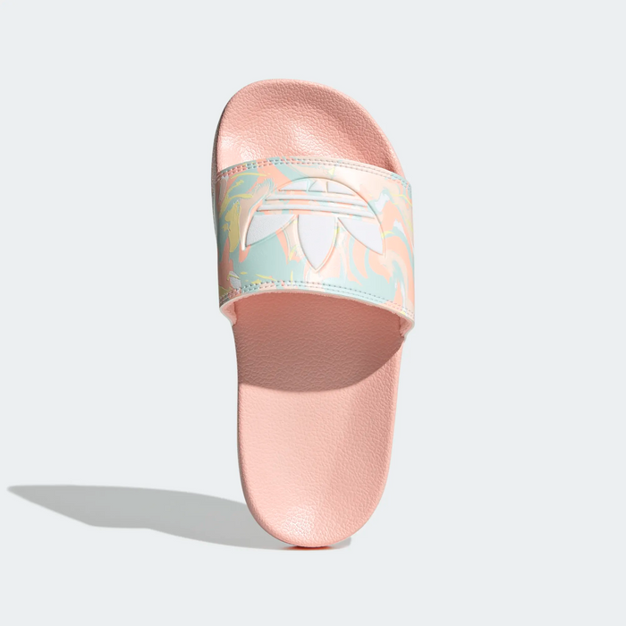 Adidas Kid s Adilette Lite Slides Haze Coral Cloud White