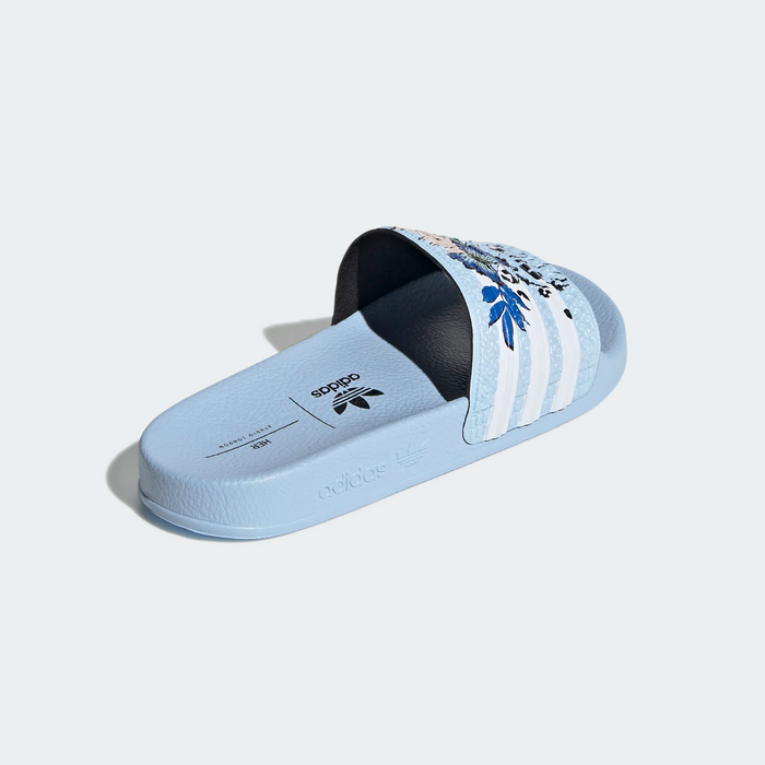 Adidas Kid\'s Adilette Slides - Clear Sky / Cloud White — Just For Sports