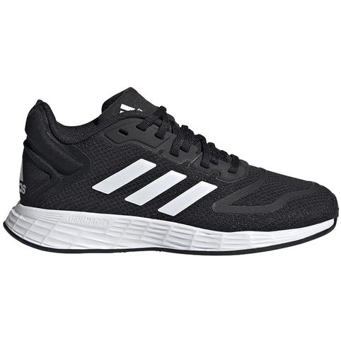 Adidas Kid's Duramo 10 Shoes - Core Black / Cloud White Just For Sports
