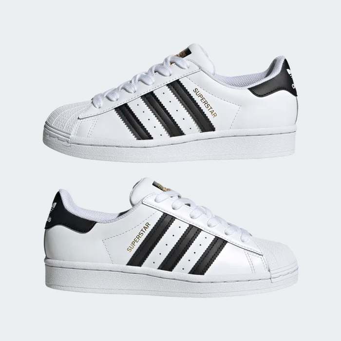Adidas Kids' Superstar Shoes - Cloud White / Core Black Just For Sports Adidas Kids' Superstar Shoes - Cloud White / Core Black Just For Sports