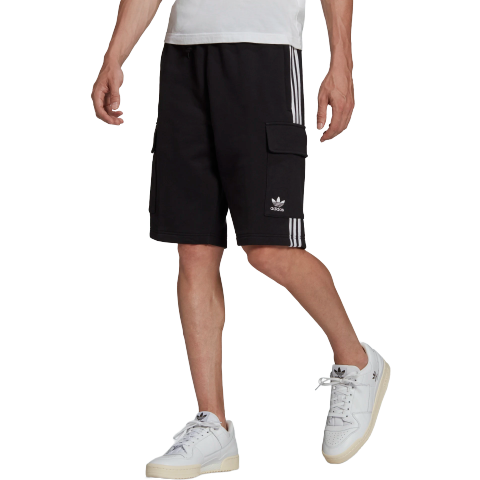 Adidas Men's Adicolor Classics 3 Cargo Shorts Black — Just Sports
