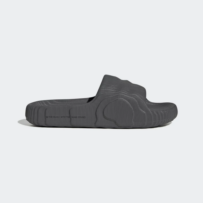 Grey adidas online slides mens