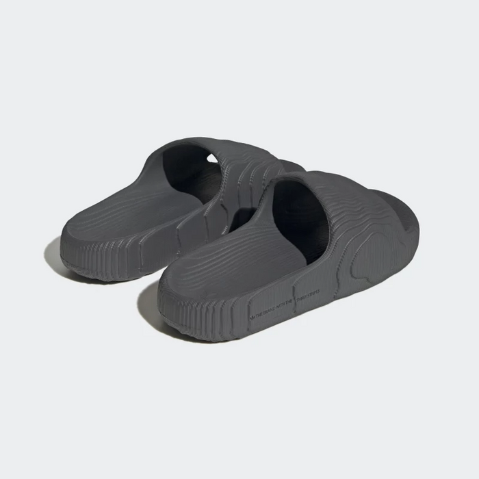 Adidas Men's Adilette 22 Slides - Grey / Black Just For Sports