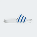 Adidas Men's Adilette Slides - Cloud White / Glow Blue Just For Sports