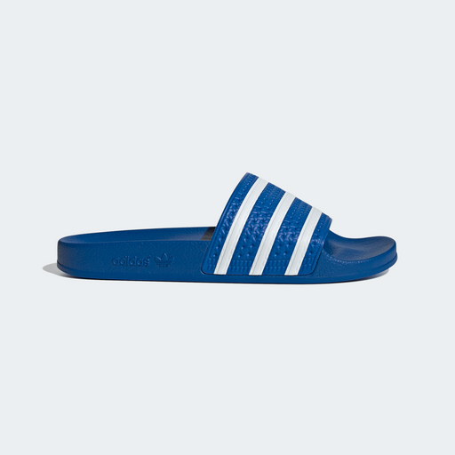 adidas round-toe slip-on slides - Blue