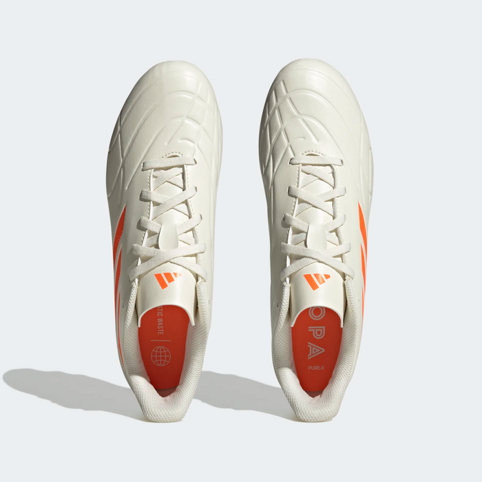 Adidas Men s Copa Pure.4 Flexible Ground Boots Off White Solar Ora Just For Sports