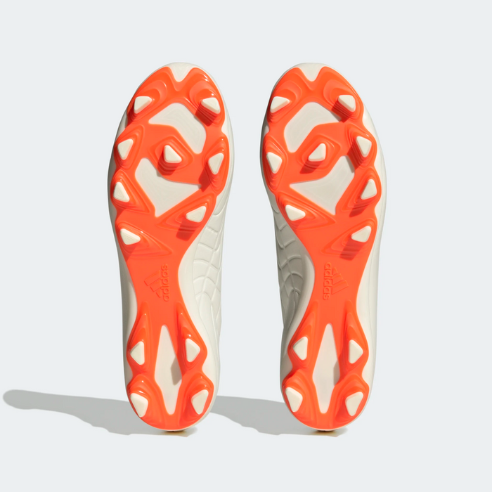 Adidas Men's Copa Pure.4 Flexible Ground Boots - Off White / Solar Ora Just For Sports Adidas Men's Copa Pure.4 Flexible Ground Boots - Off White / Solar Ora Just For Sports