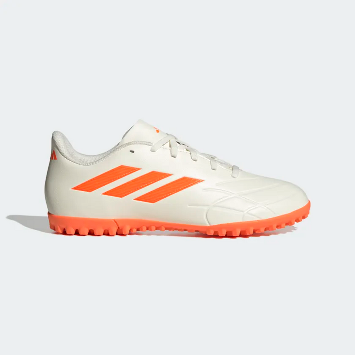 Adidas Men's Copa Pure.4 Turf Cleats - Off White / Solar Orange Adidas Men's Copa Pure.4 Turf Cleats - Off White / Solar Orange