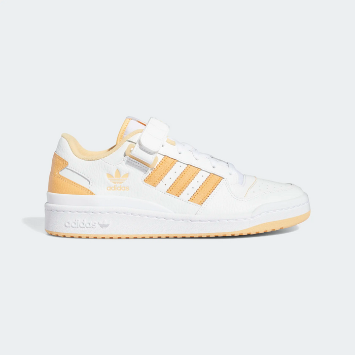 Adidas Men's Forum Low Shoes - Cloud White / Pulse Amber / Orange Rush Just For Sports Adidas Men's Forum Low Shoes - Cloud White / Pulse Amber / Orange Rush Just For Sports