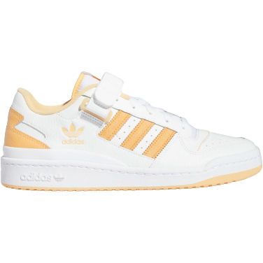 Adidas Men's Forum Low Shoes - Cloud White / Pulse Amber / Orange Rush Just For Sports