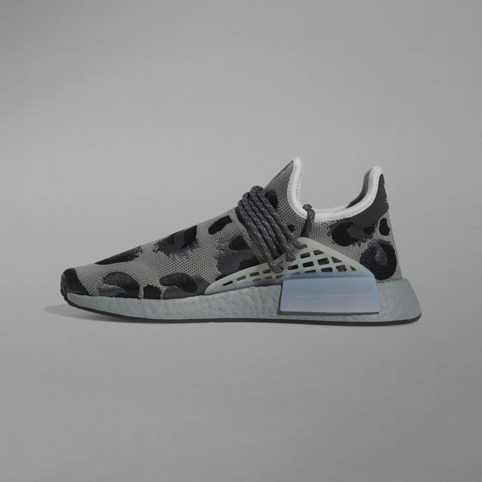 Adidas Men's HU NMD Animal Print Shoes - Ash / Mgh Solid Grey / Core Black Just For Sports