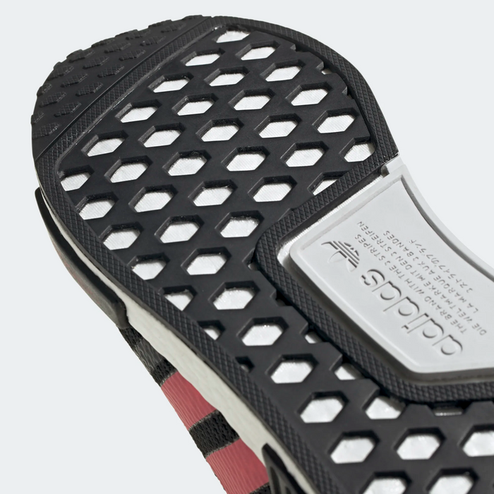 Adidas Men's NMD R1 Shoes - Core Black / Signal Pink / Cloud White Just For Sports Adidas Men's NMD R1 Shoes - Core Black / Signal Pink / Cloud White Just For Sports