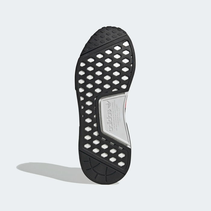 Adidas Men's NMD R1 Shoes - Core Black / Signal Pink / Cloud White Just For Sports Adidas Men's NMD R1 Shoes - Core Black / Signal Pink / Cloud White Just For Sports