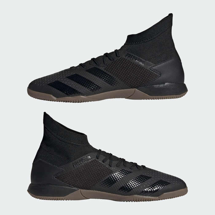 Adidas Men's Predator 20.3 Indoor Boots Cleats - Core Black / Dgh Solid Grey Just For Sports