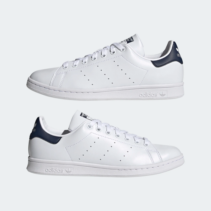 Adidas Men's Stan Smith Shoes - Cloud White / Collegiate Navy Just For Sports