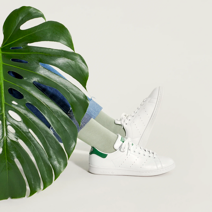 Adidas Men's Stan Smith Shoes - Cloud White / Green — Just Adidas Men's Stan Smith Shoes - Cloud White / Green — Just